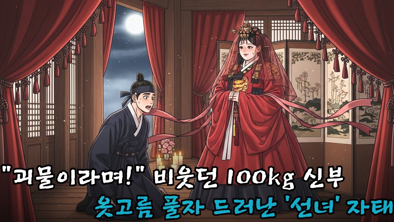 괴물이라 불리던 100kg 신부의 옷고름이 풀리자 드러난 눈부신 절세미녀의 자태에 신랑이 얼어붙은 날 | 야담 | 전설 | 설화 | 로맨스