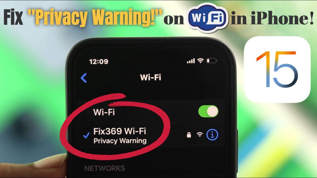 How to Fix Privacy Warning on WiFi iPhone/iPad! [After iOS Update]