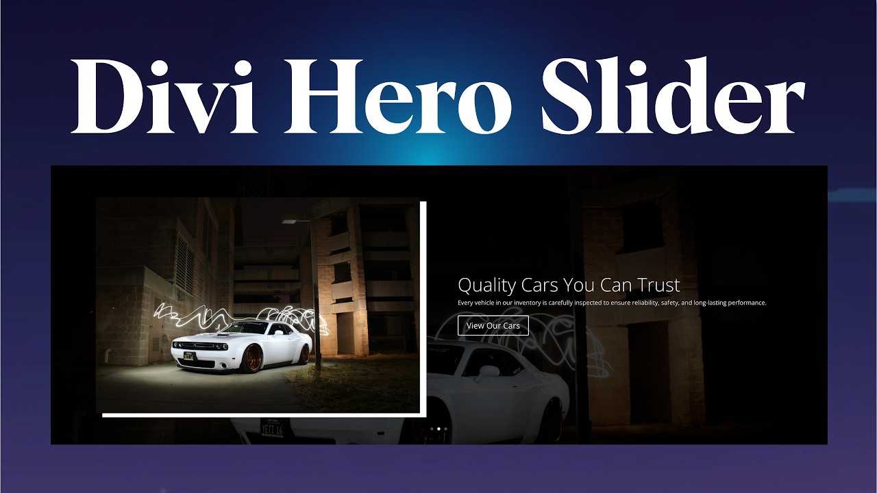 I Created a STUNNING Slider Hero Section in Divi Theme | Here's My Step-by-Step Guide