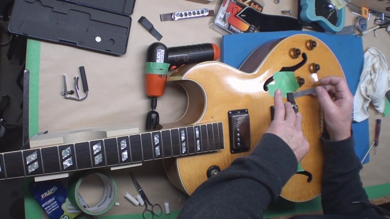 Gibson ES175 Gets a New Bridge