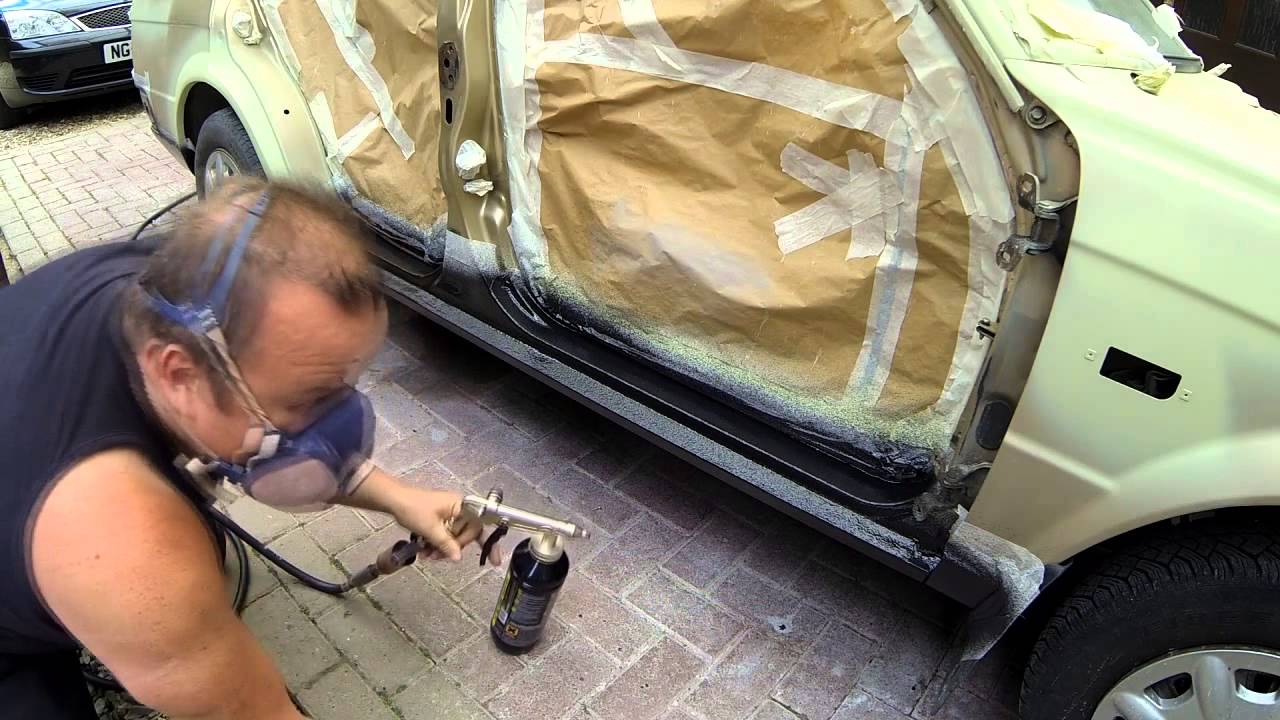 Part 5 Triumph Acclaim Restoration Applying The Stone Chip Guard