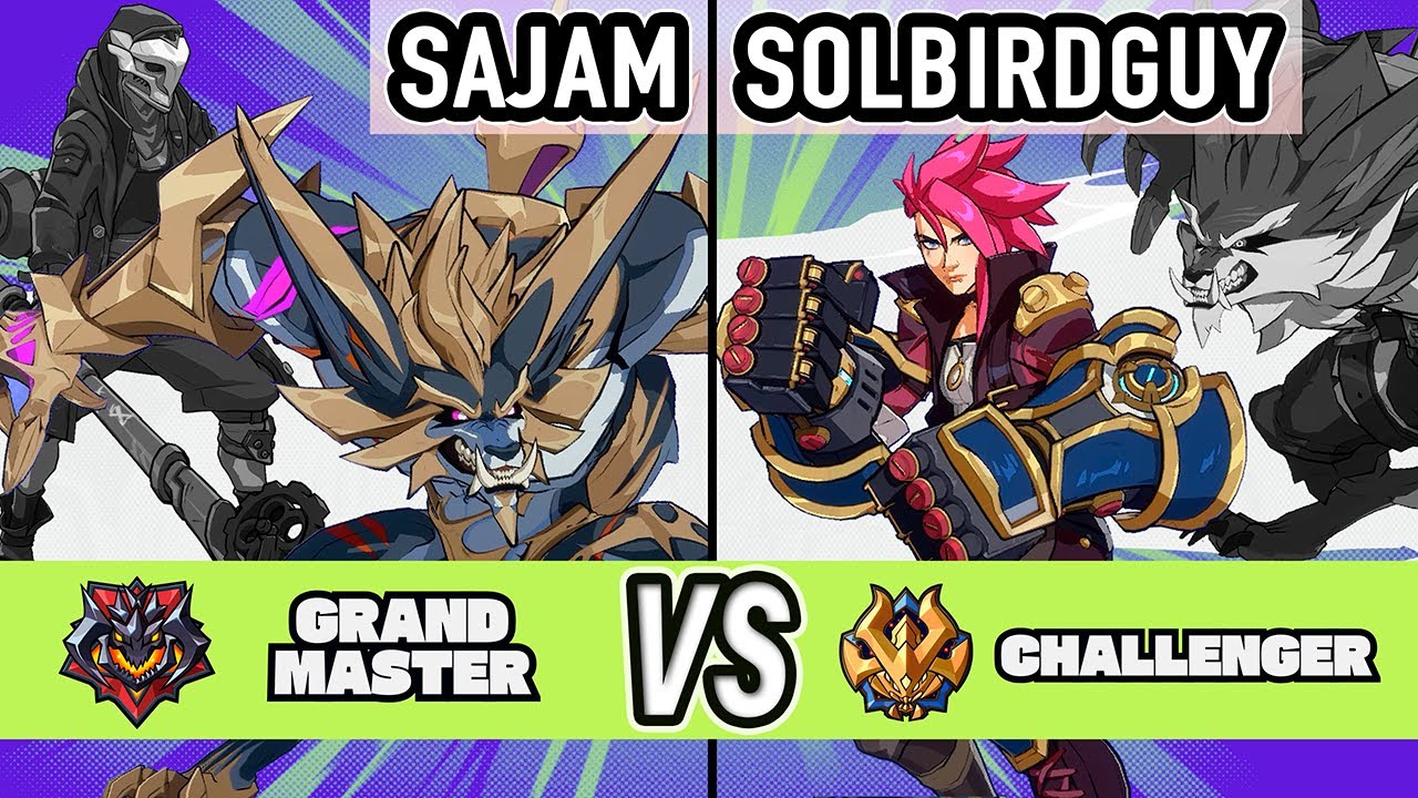 2XKO ▰ Sajam (Warwick / Ekko) vs Solbirdguy (Vi / Warwick) ▰ High Level Gameplay