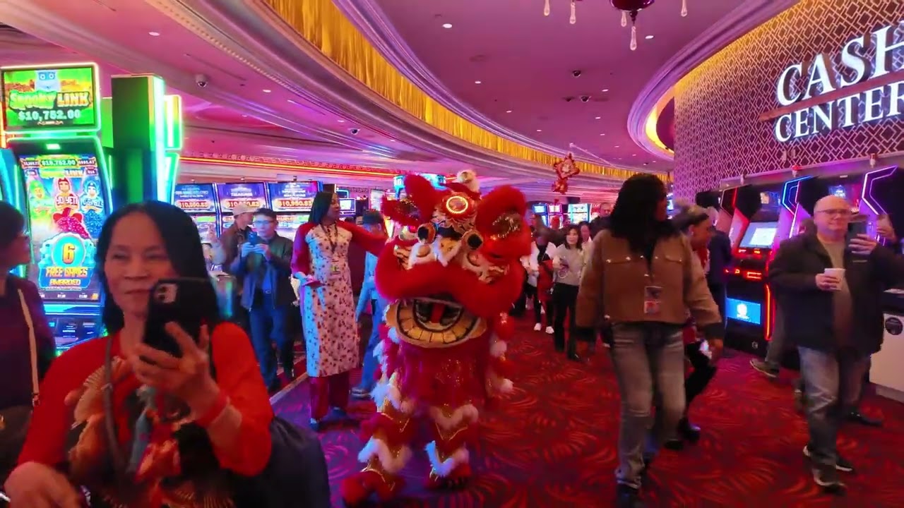 2026 Lunar New Year Lion Dance at River City Casino & Hotel, Saint Louis