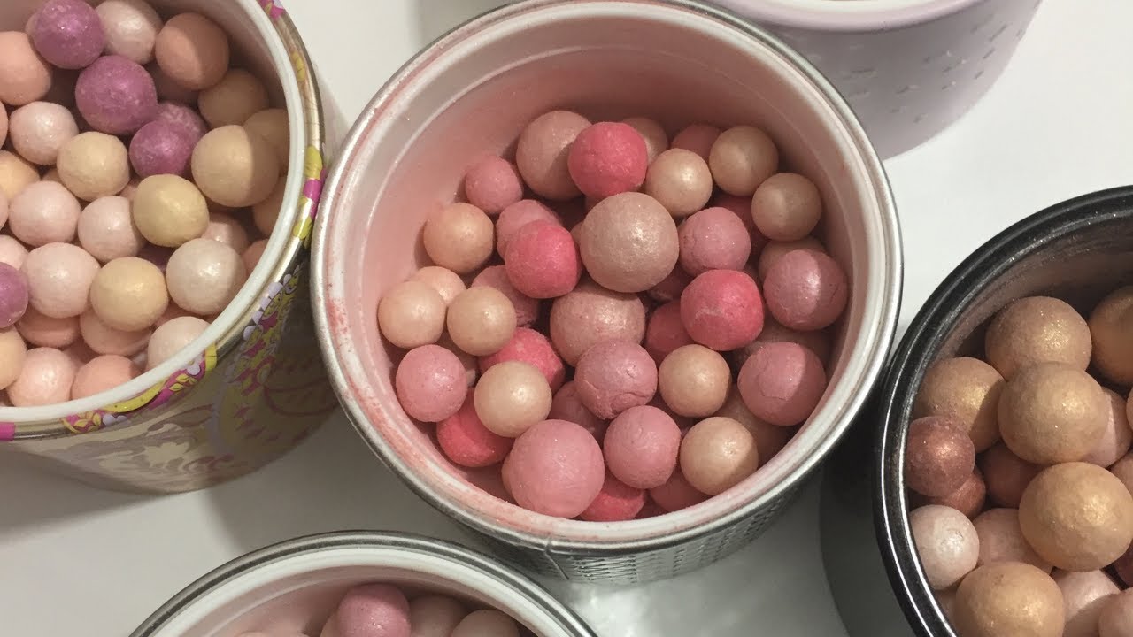 GUERLAIN | Spring 2021 Collection | Pink Pearl Météorites Swatches & Comparisons | Dark Skin