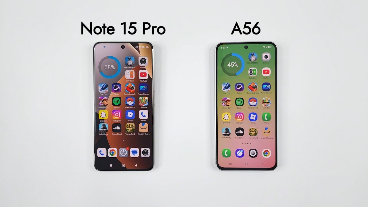 Samsung A56 vs Redmi Note 15 Pro Speed Test