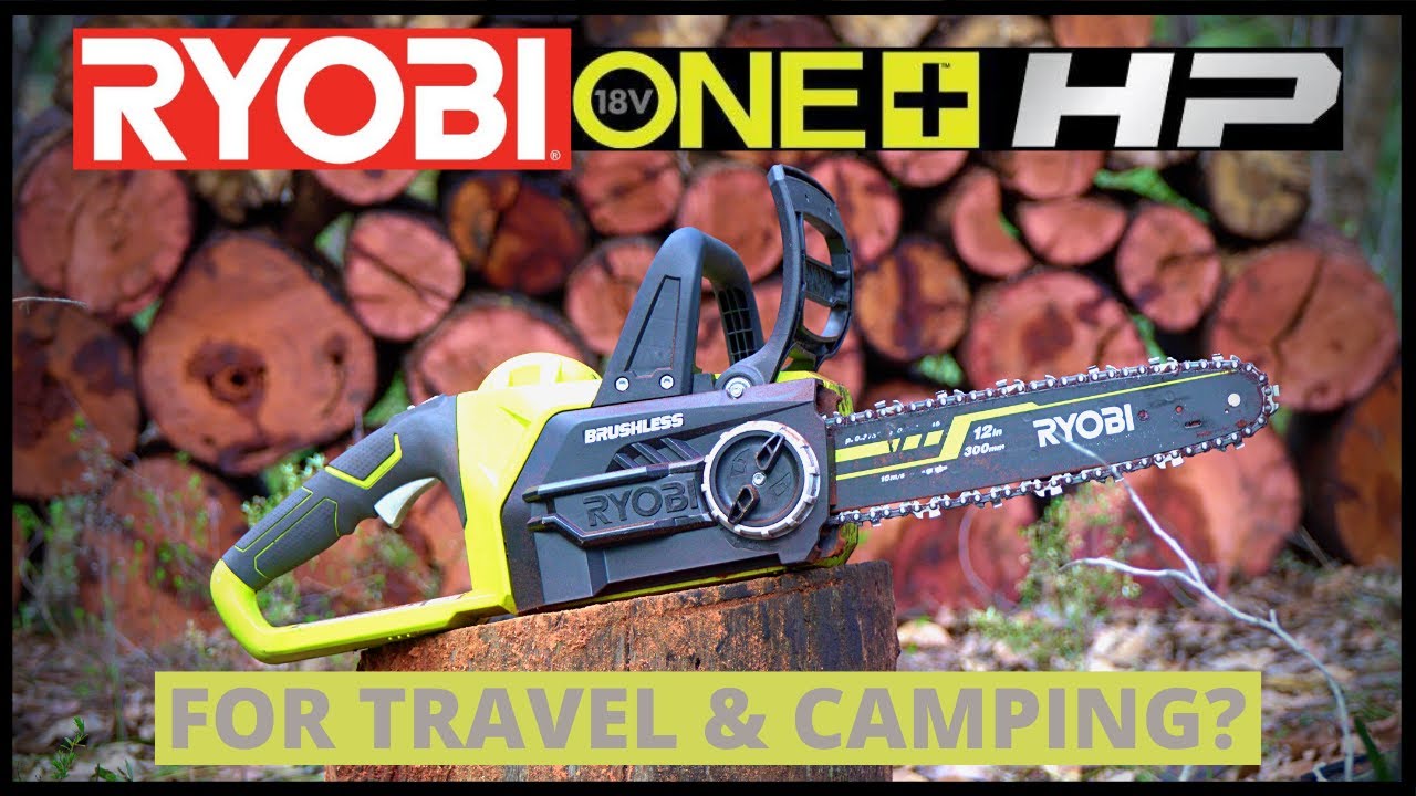Аккумуляторная бензопила RYOBI 18 В | Идеально подходит для кемперов и караванеров? | Заменит бен...