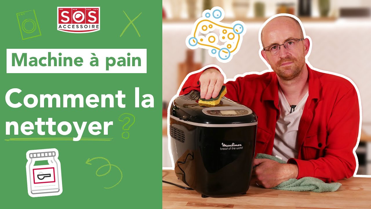 🥖 Comment nettoyer et entretenir ma machine à pain ?