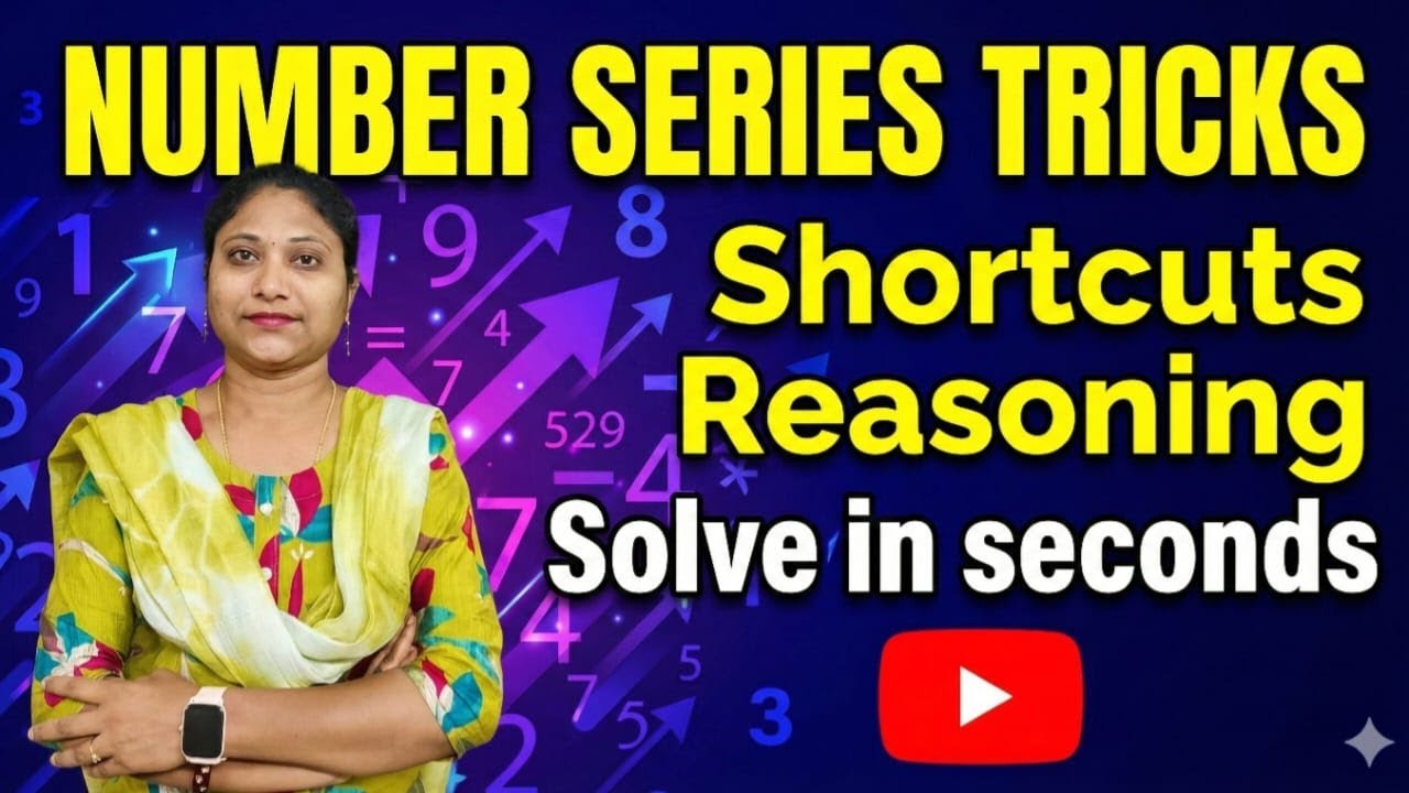 NUMBER SERIES || REASONING | NUMBER SERIES TRICK