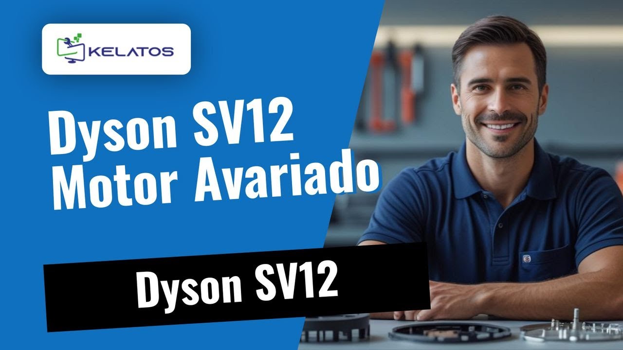 Aspirador Dyson SV12 motor avariado, substituição do motor ⚙️