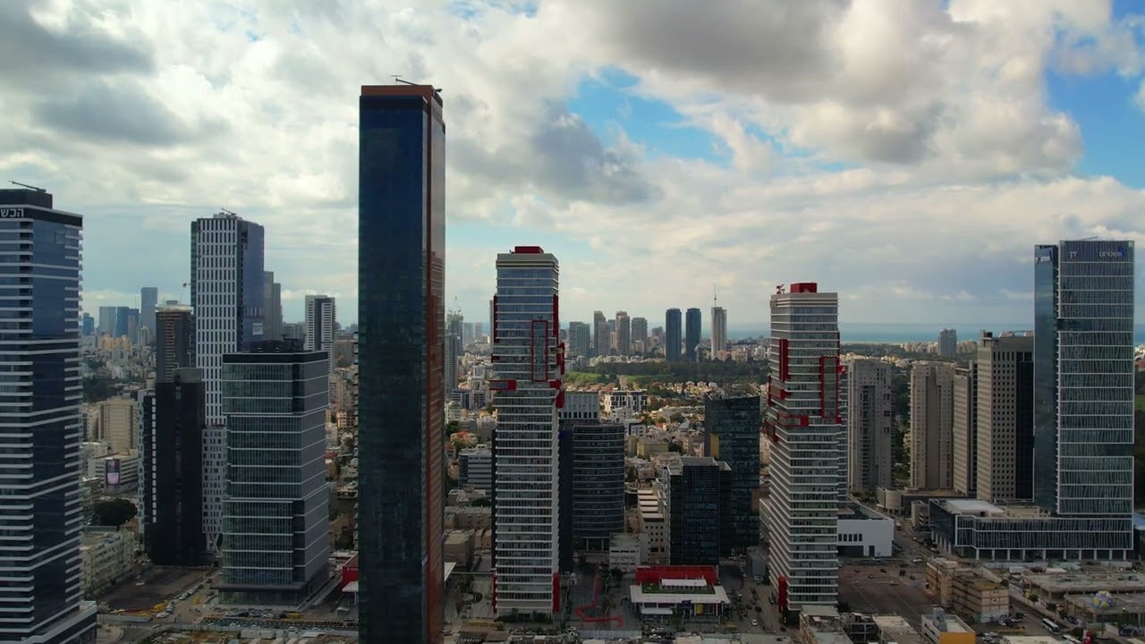 בני ברק מהרחפן  |   BneI brak israel By Drone 4k 2023 #dji #telaviv