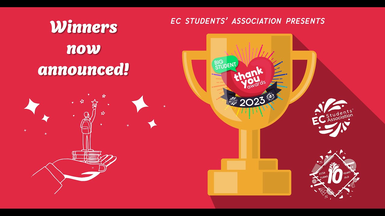 Big Student Thank You Awards 2023 Winners!