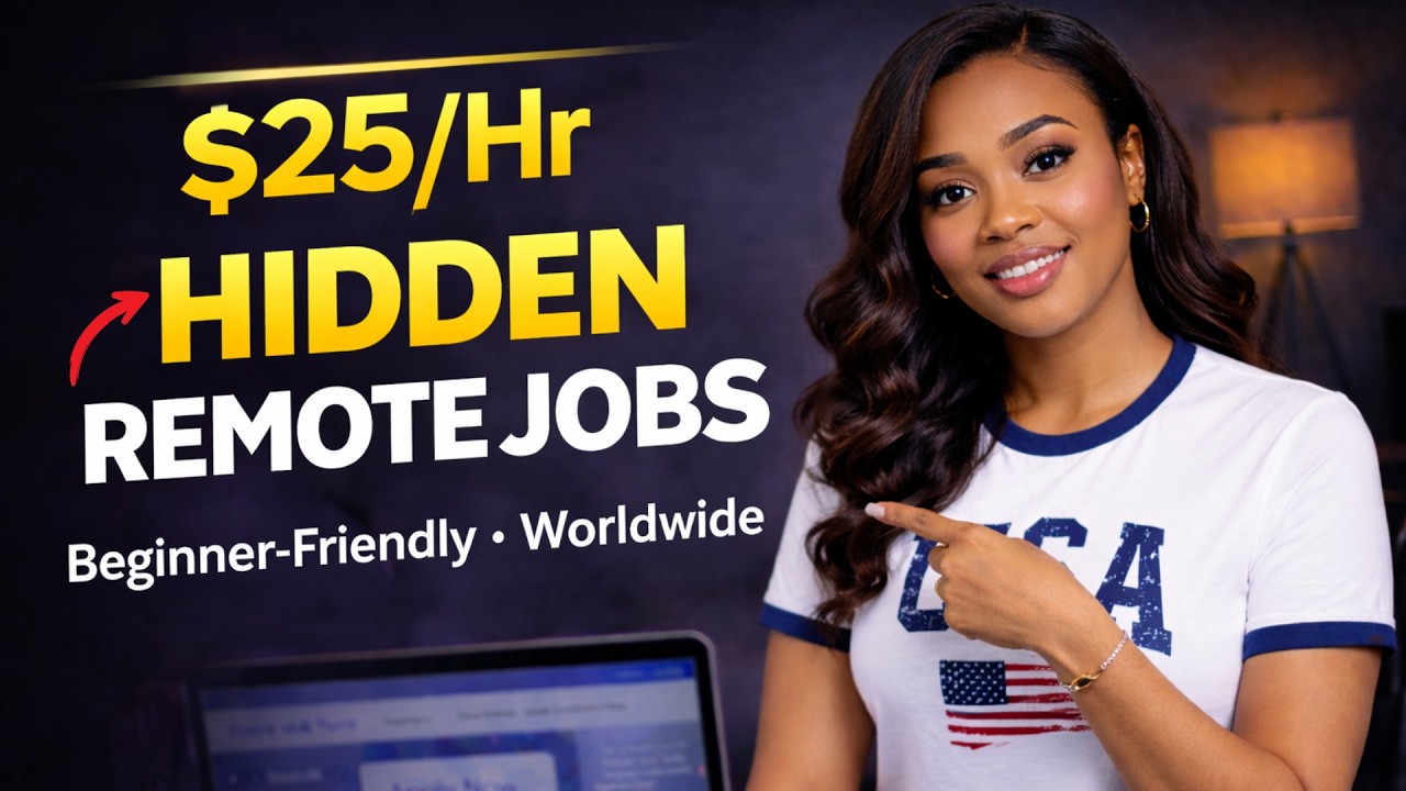 6 Remote Jobs No One Talks About | No Experience | Beginner Friendly | Hiring Worldwide!