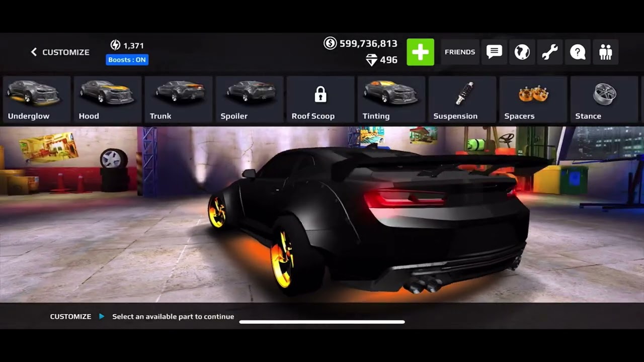 Rush racing 2 (981) No Drop 2017  Camaro ZL1 Widebody 8.438