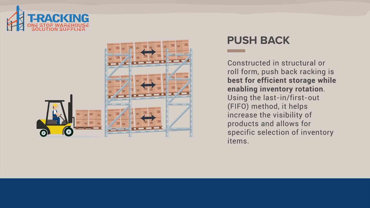 different type of pallet racking system