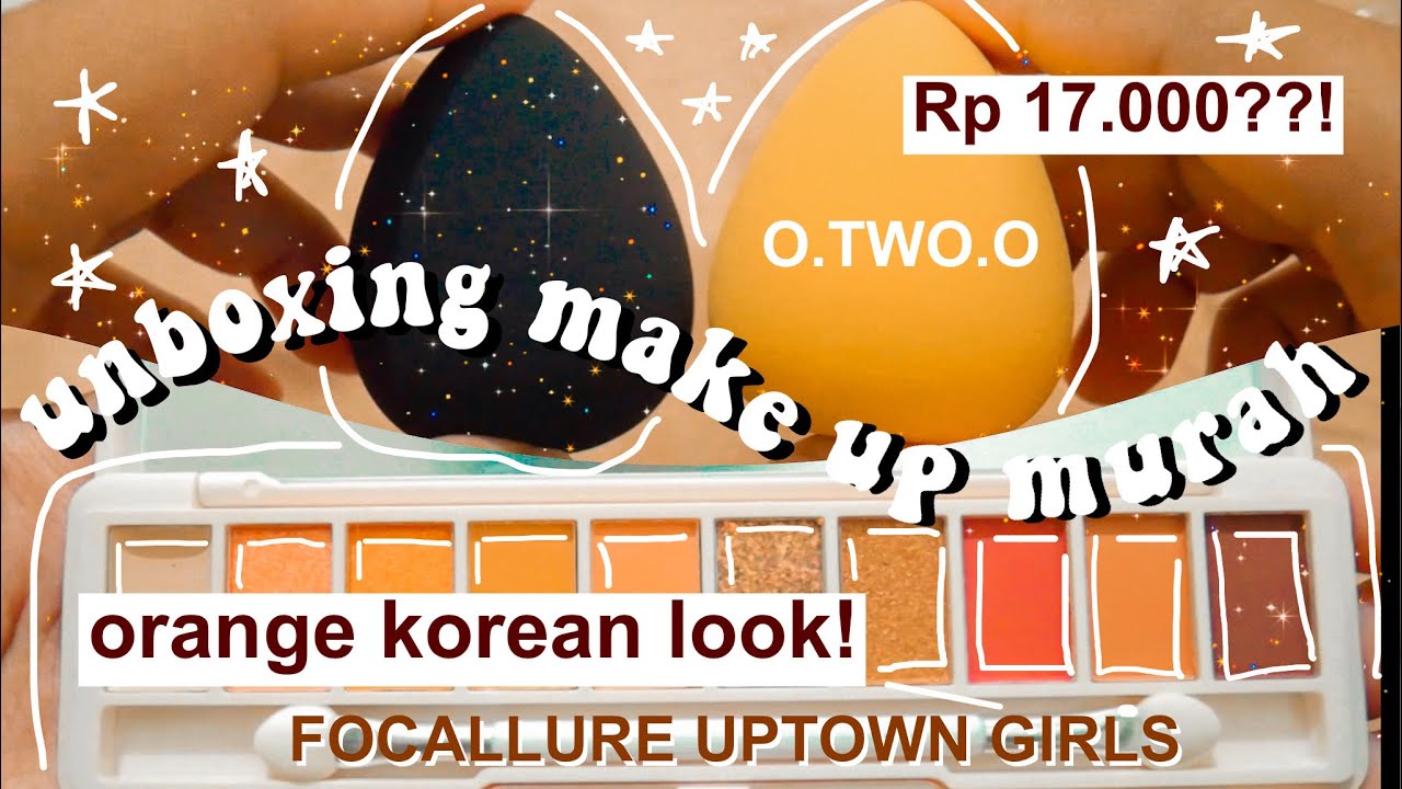 EYESHADOW orange KOREAN LOOK! FOCALLURE UPTOWN GIRLS 03