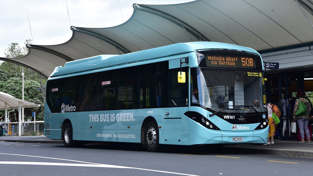 Auckland Buses # Route 50B. Onetangi Beach to Tui Street