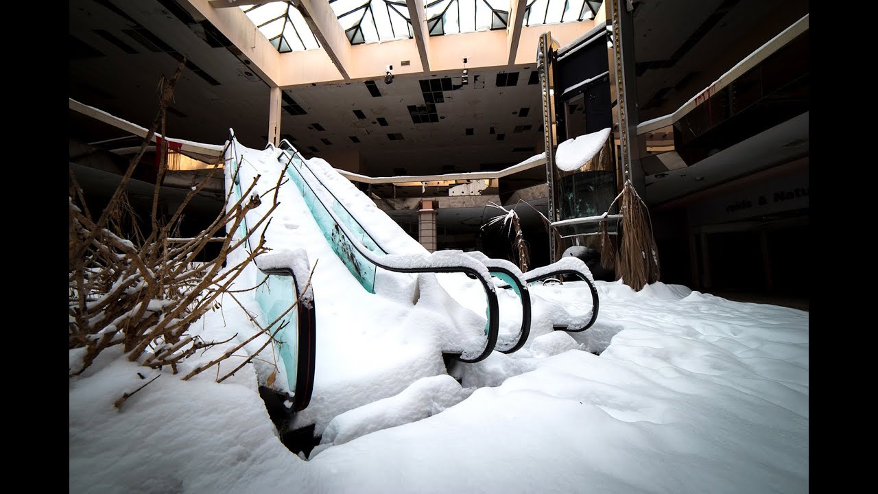 ABANDONED MALL FILLED WITH SNOW - Rolling Acres 2015