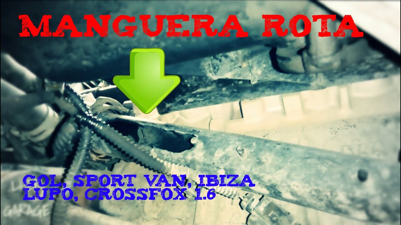 CAMBIO DE MANGUERA DE LA BOMBA DE AGUA GOL, IBIZA, LUPO, SPORT VAN, CROSSFOX 1.6 || LUIS HER