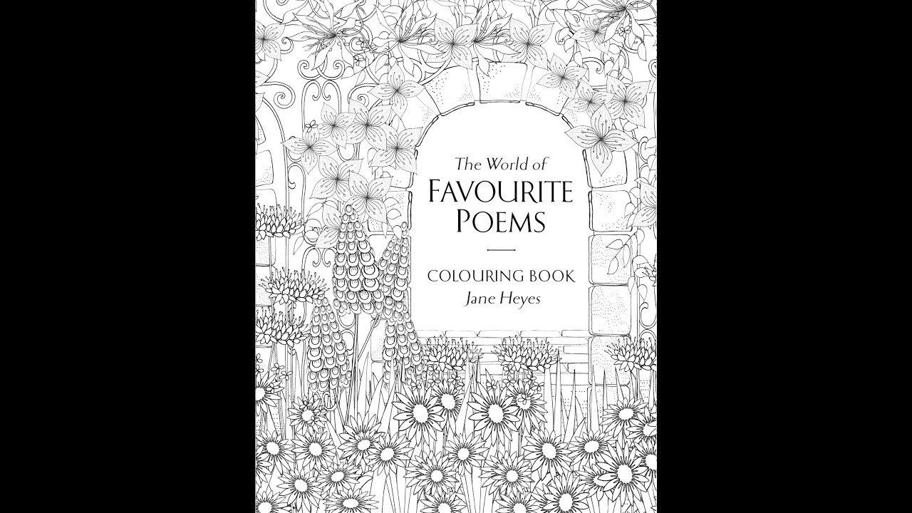 Flip Through The World of Favourite Poems Colouring Book