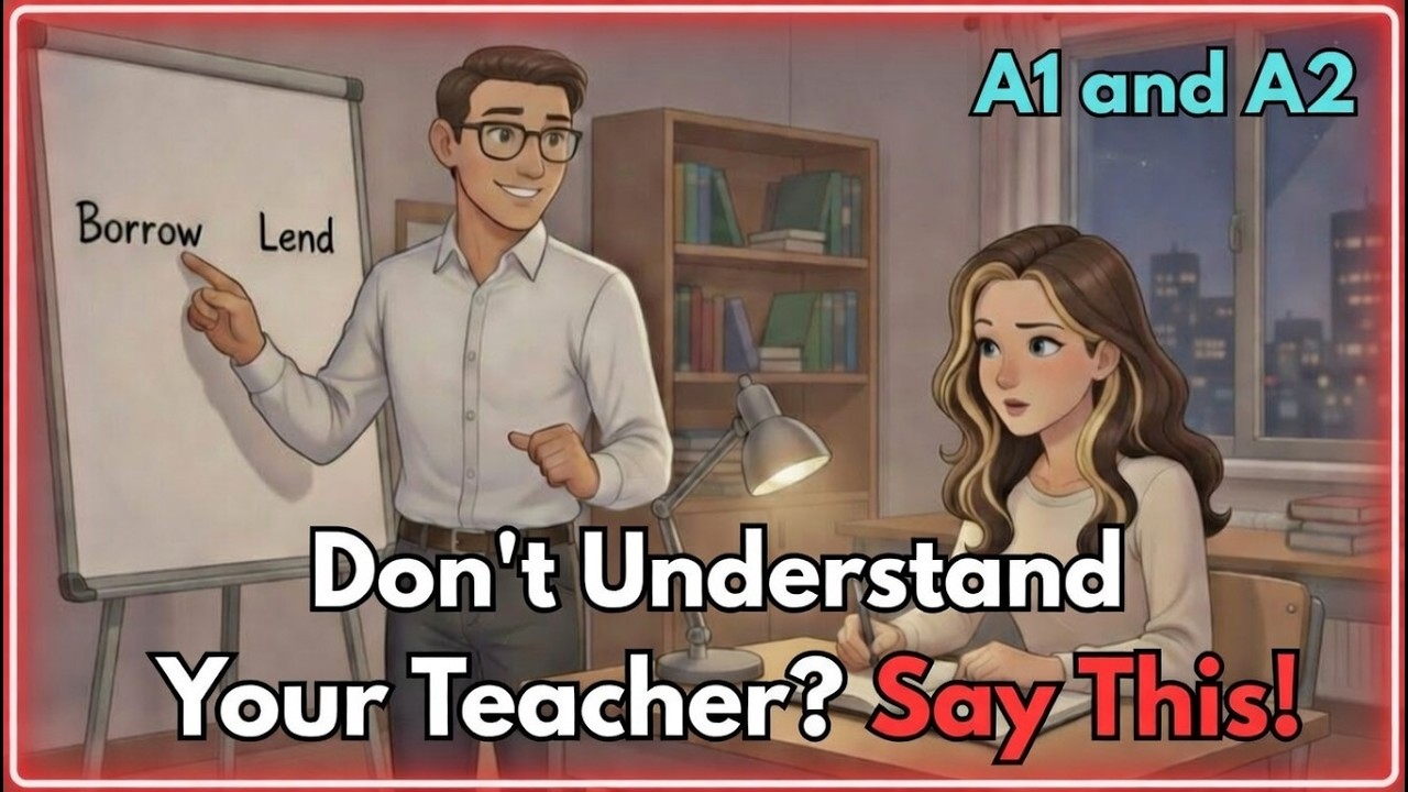 English Conversation Practice | Borrow vs Lend | Learn English Speaking