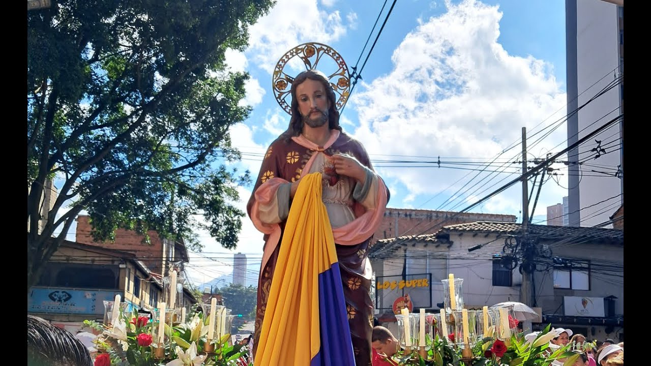Procesión del Sagrado Corazón de Jesús | Marcha de la Fe y el Amor - Medellín 2025