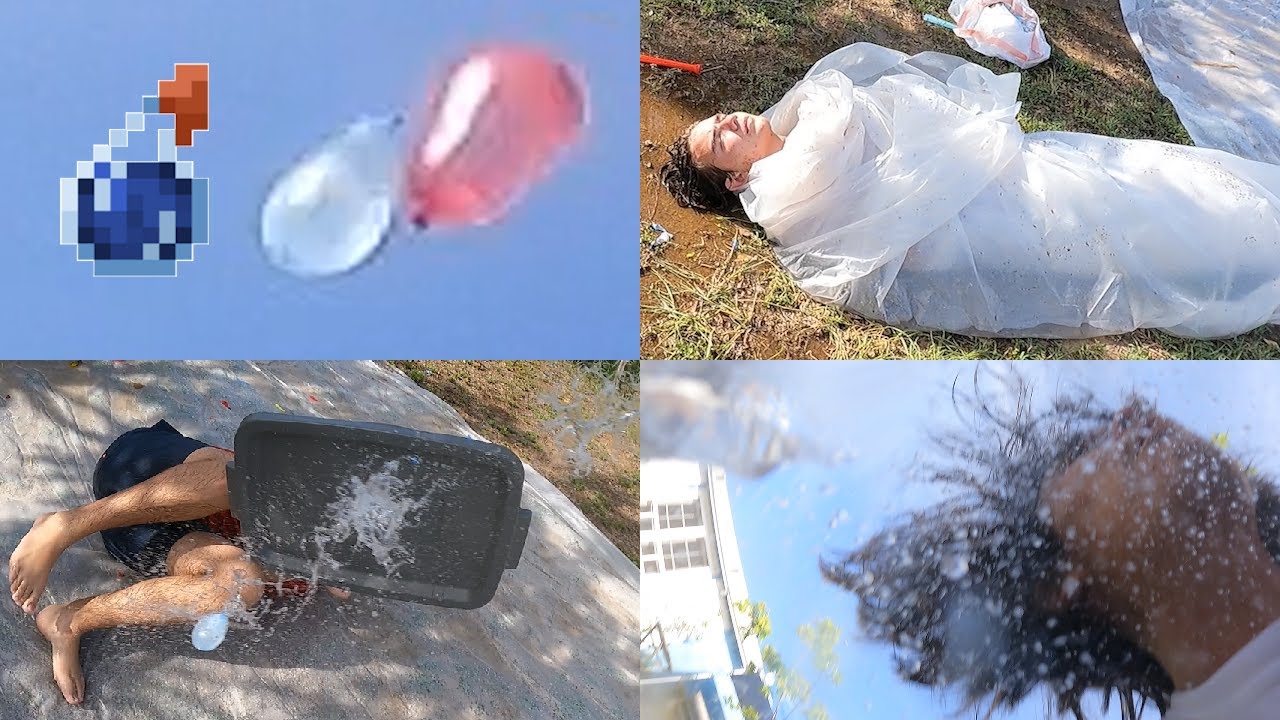 Minecraft Style Water Balloon War Gets Intense