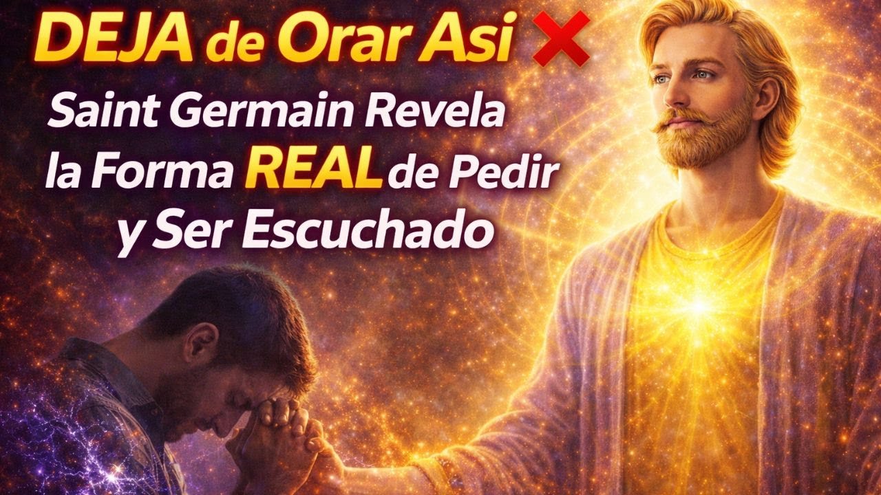 DEJA de orar así. Saint Germain enseña la forma REAL de pedir