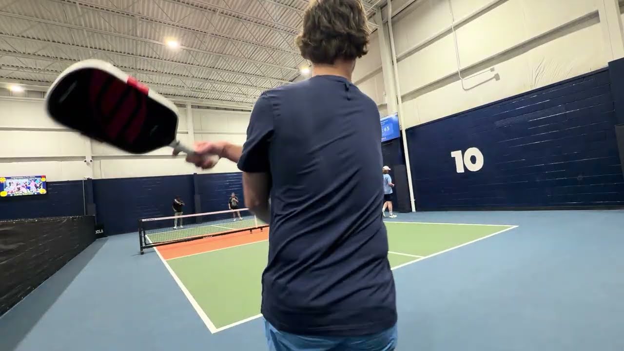 4.5 Pickleball. What Wins? Two Selkirk Boomstiks vs 2 Joola Pro IV Paddles. Dan/Jeremy vs Sam/Matt 1