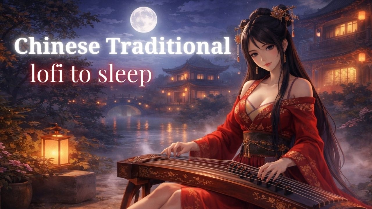 sleep music chinese traditional lofi – deep sleep relaxation (7 hours)