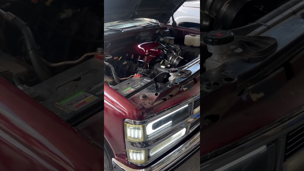 OBS Chevy z kolektorem dolotowym Holley Hi Ram #holley #obschevy #racetruck #obstruck #silverado