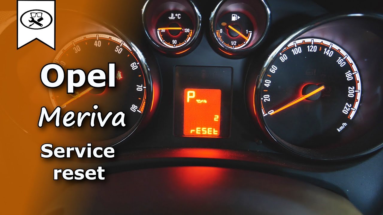 Opel Meriva Service zurücksetzen | service reset | VitjaWolf | Tutorial | HD