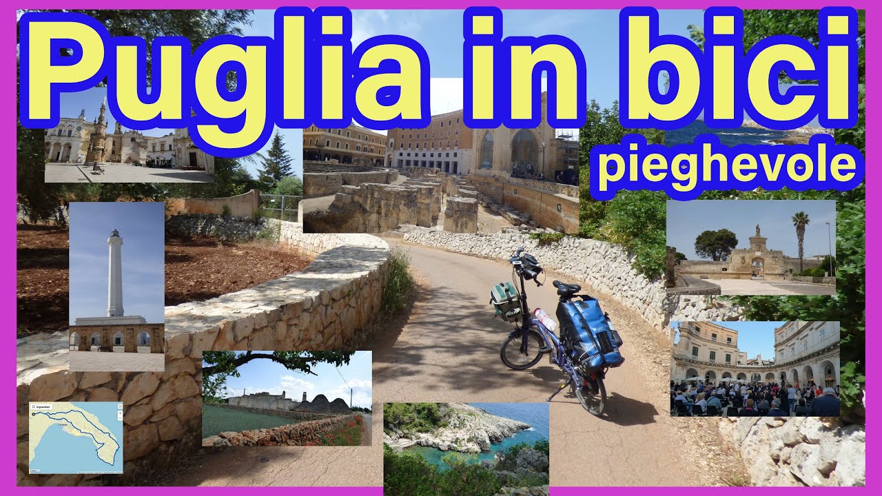 🥰 Puglia In Bici - 7 giorni in Val d'Itria e Salento con la piccola pieghevole Dahon Curl i8 😏