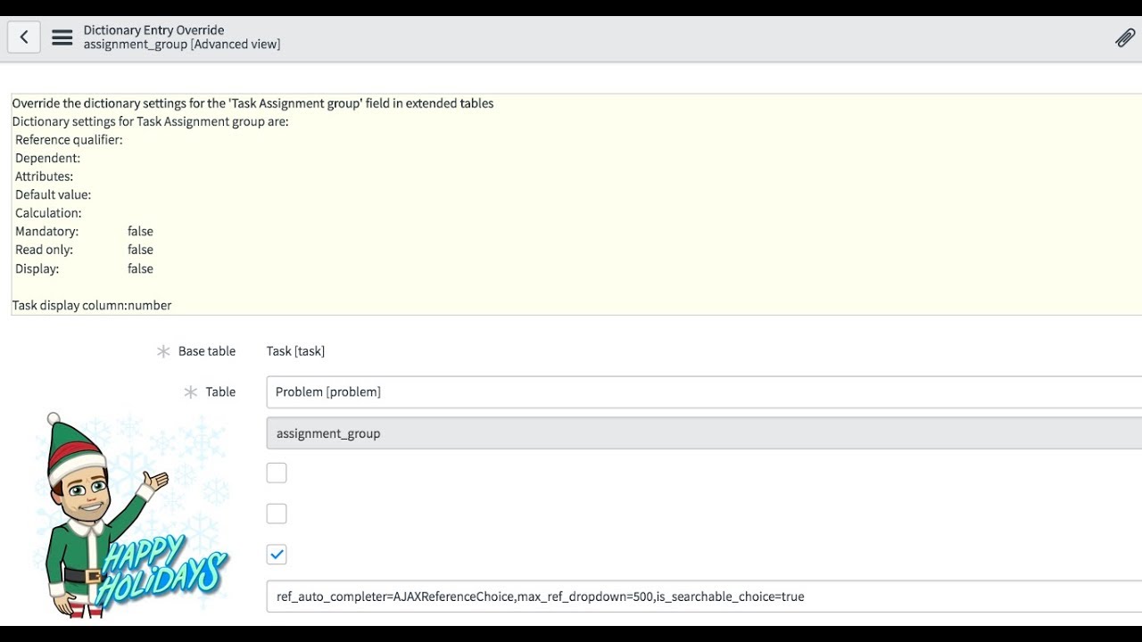 ServiceNow - How to Make a Reference Field look like a Choice Field in London Pt. 2