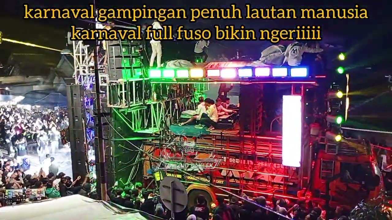 Carnival gampingan - pagak bikin ngeriii penuh lautan manusia ||K5 MAXIMAL JOSS JISS