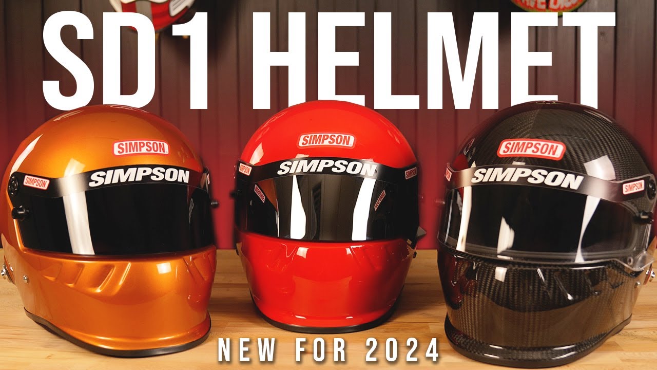 Simpson's SD1 helmet is turning heads in the Open Wheel Dirt Racing world - New for 2024!