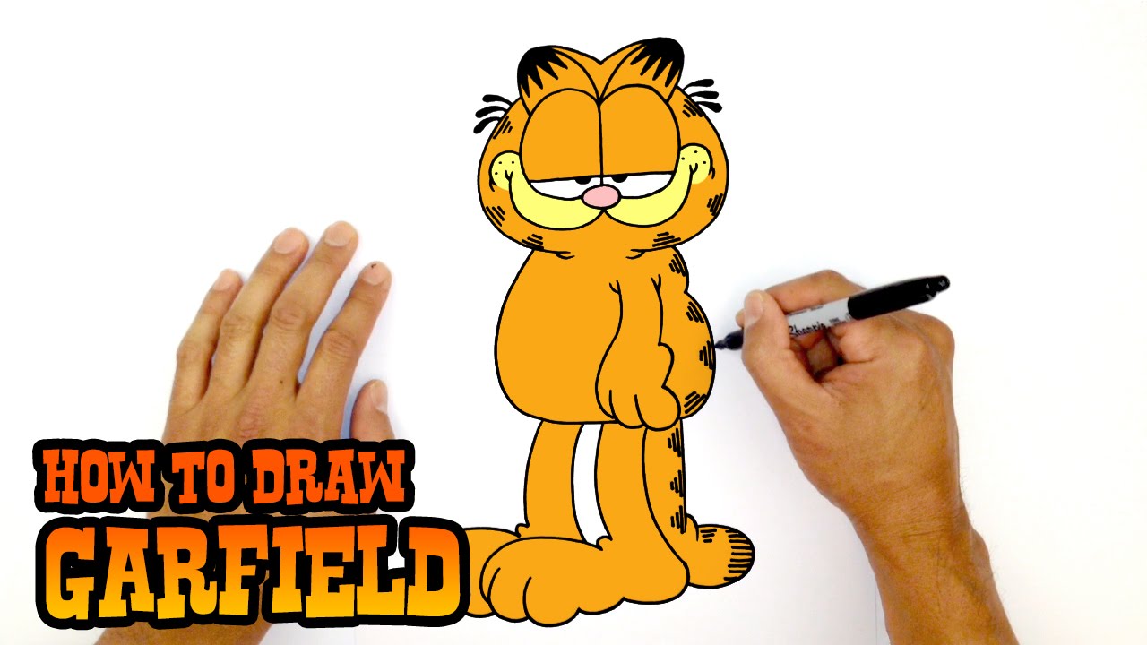 How to Draw Garfield | Beginner Drawing Tutorial (Step-by-Step)