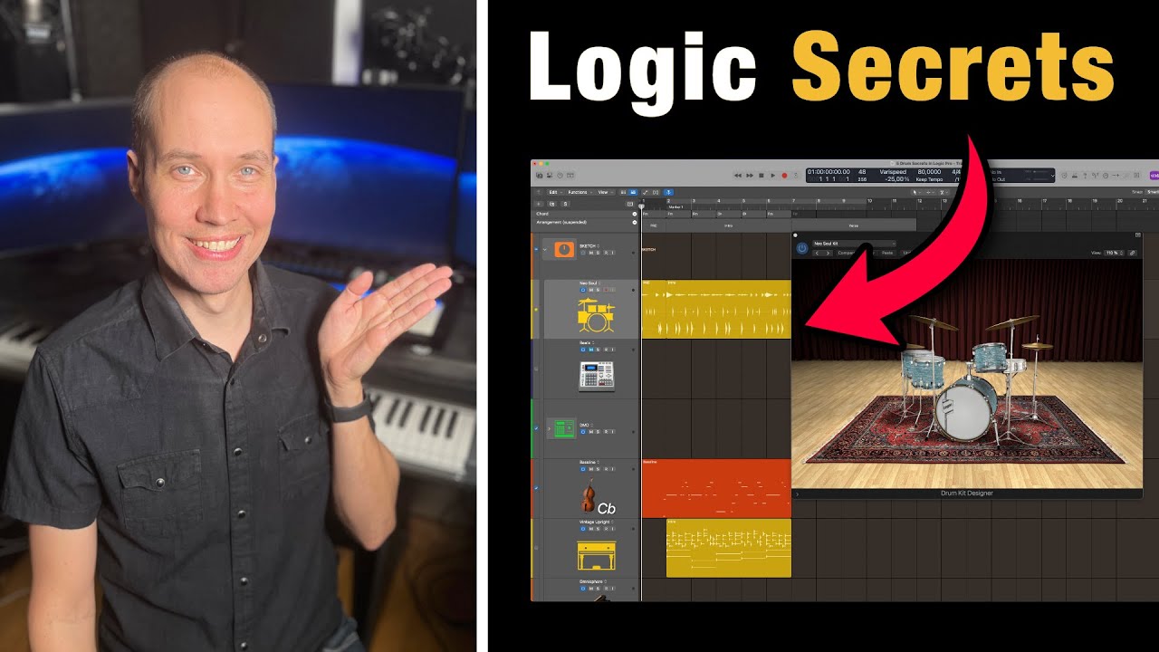 5 Quick Drum Secrets in Logic Pro