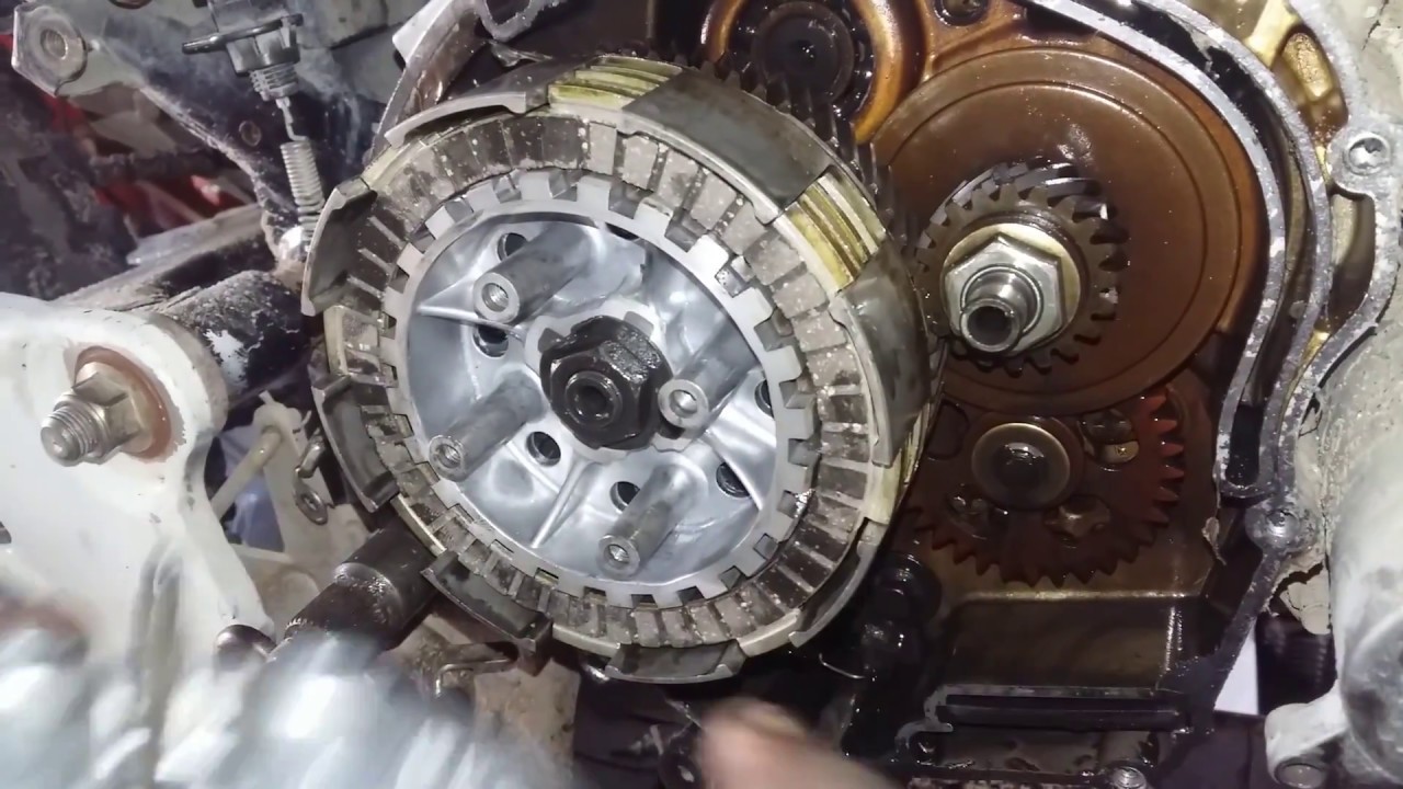 como cambiar los discos de cluch ybr 125  yamaha