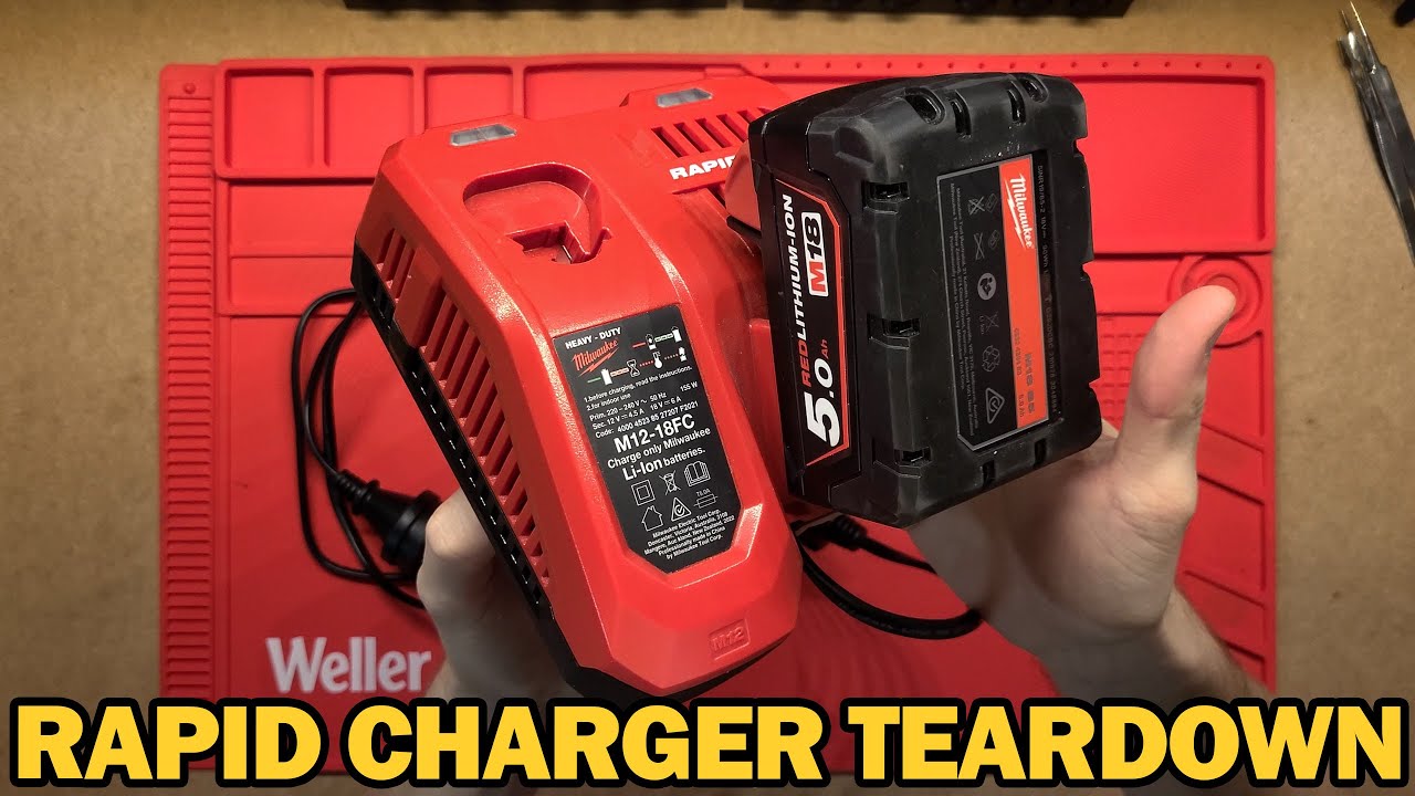MILWAUKEE M12 & M18 Rapid Battery Charger Teardown