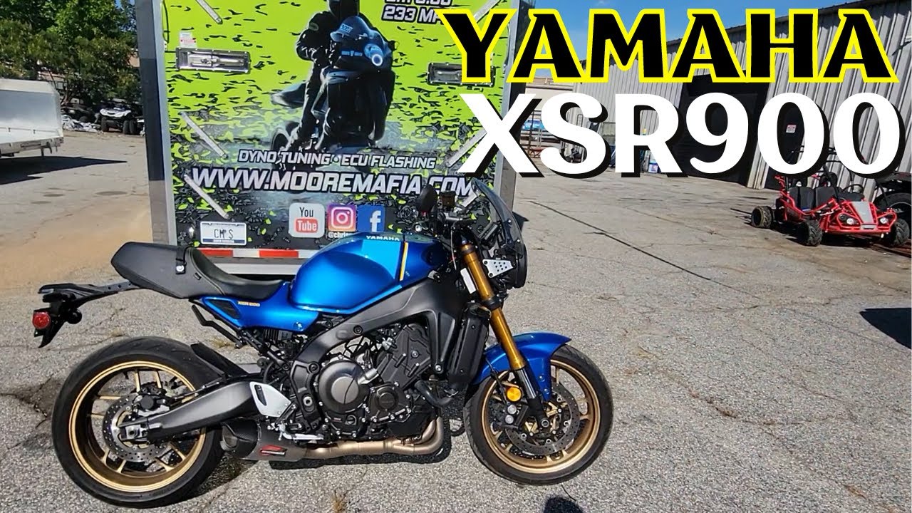 2024 Yamaha XSR900 with Yoshimura Exhaust ECU Flash XSR 900