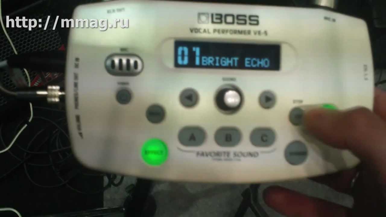 mmag.ru: Boss VE-5 video review