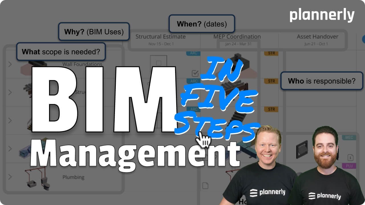 How to achieve better BIM (Building Information Modeling) management - In Five Steps