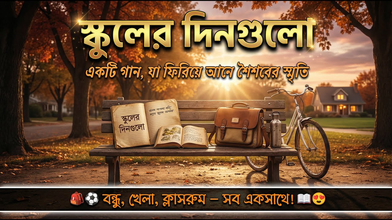 স্কুলের দিনগুলো | Bengali Nostalgic School Song | Childhood Memories & Friendship