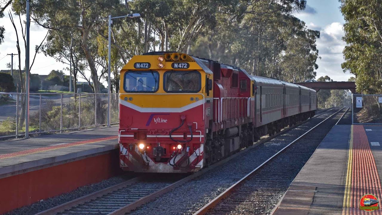 Three Trains at Kangaroo Flat - V/line Regional