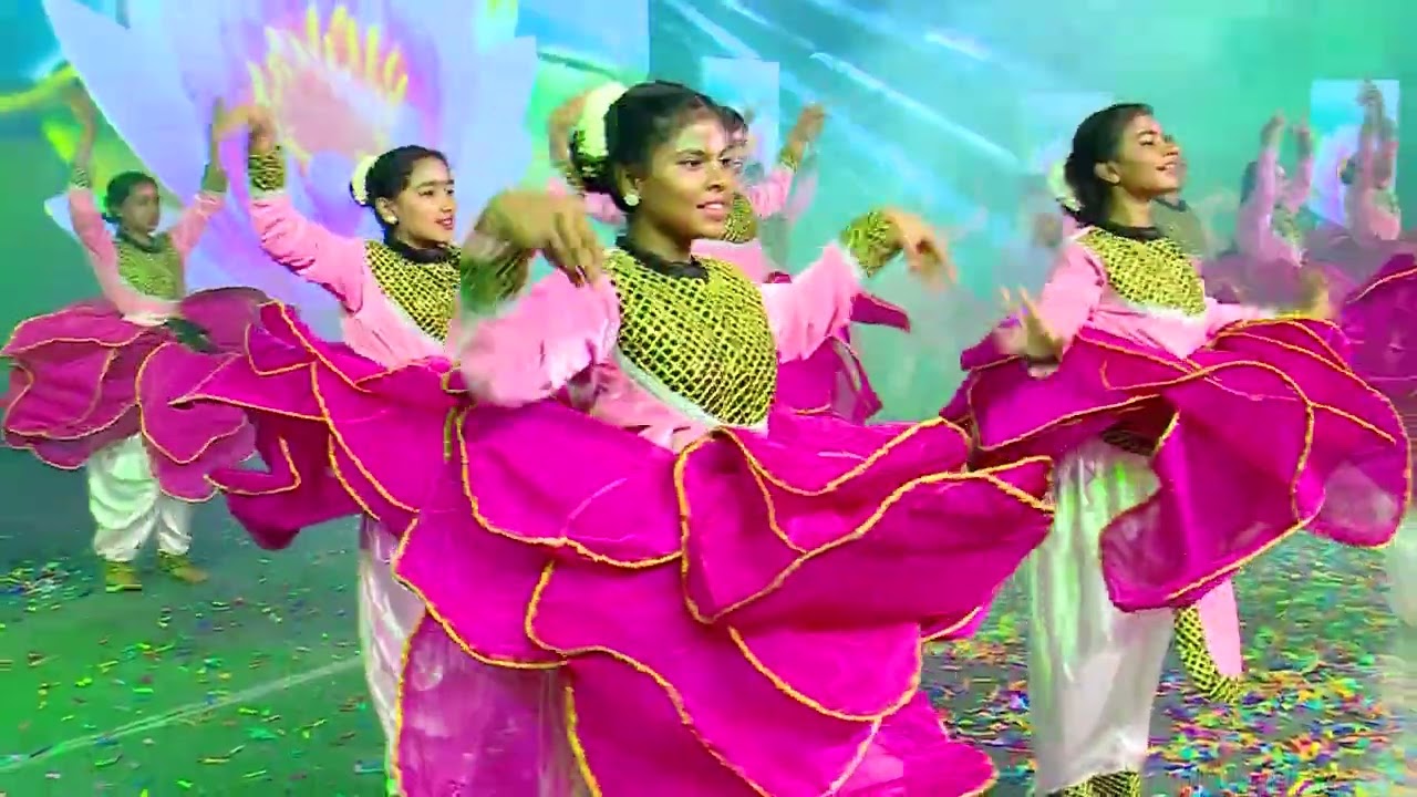 Lotus Theme Dance Performance