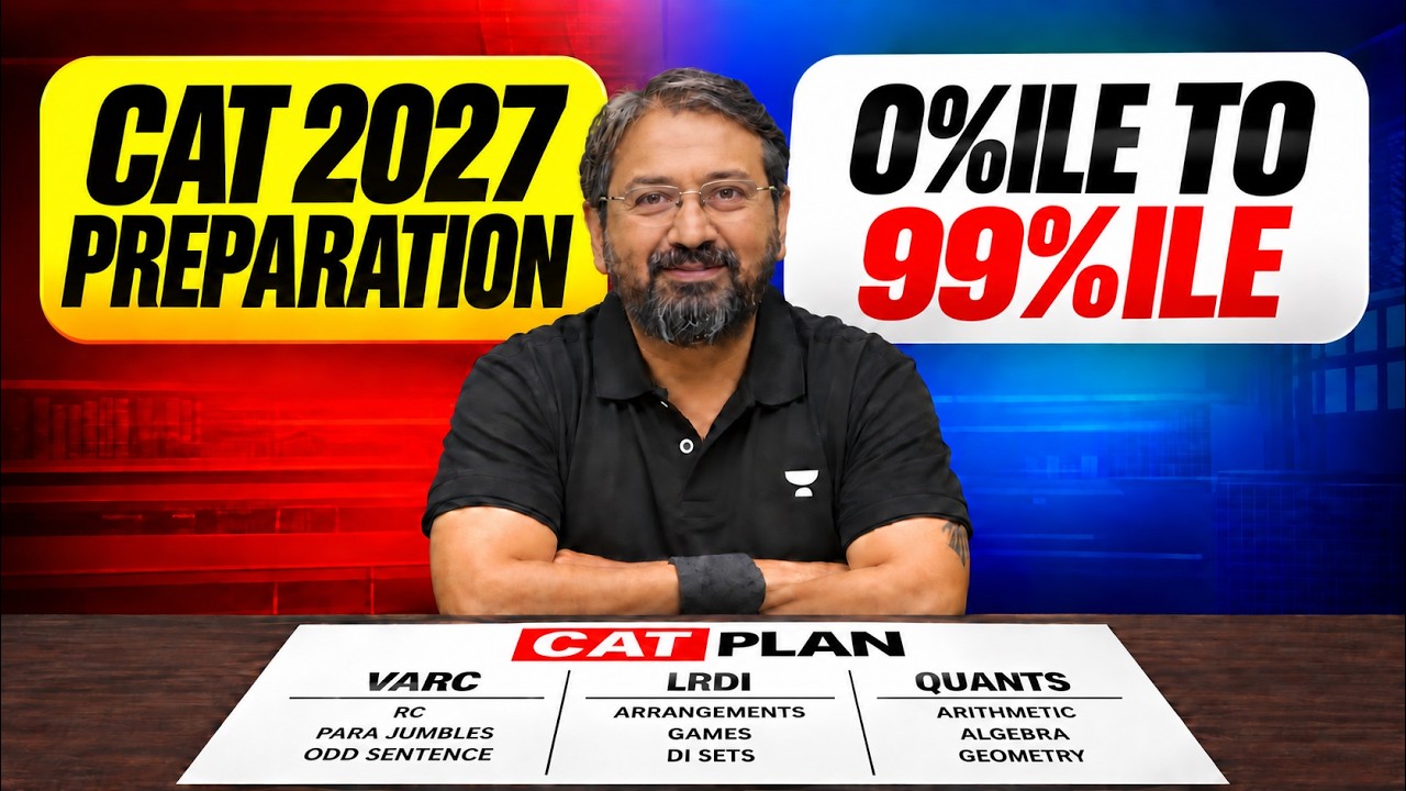 How to Start Preparing for CAT 2027? Complete Roadmap 🔥