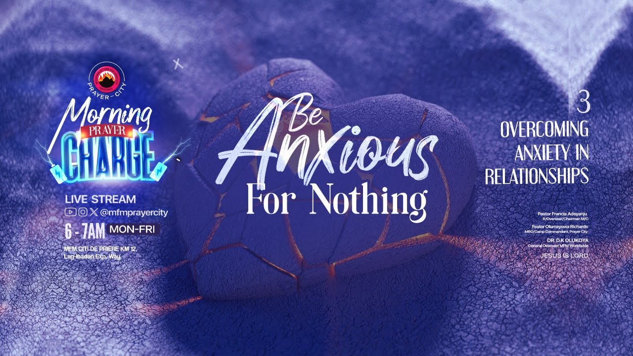 YOUR REQUEST AND YOUR THANKSGIVING | MFM MORNING CHARGE PRAYERS | 30-01-2026 | MFM PRAYER CITY