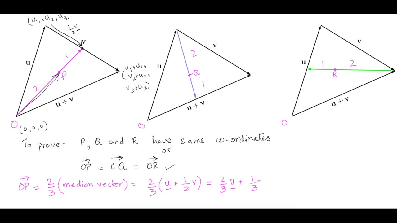 Vector analysis: One solved problem on Triangle's medians