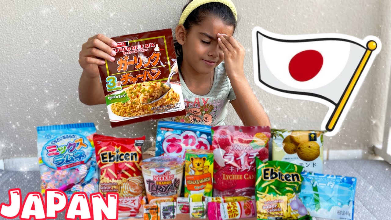 Probando Dulces Japoneses con Mi Mamá .