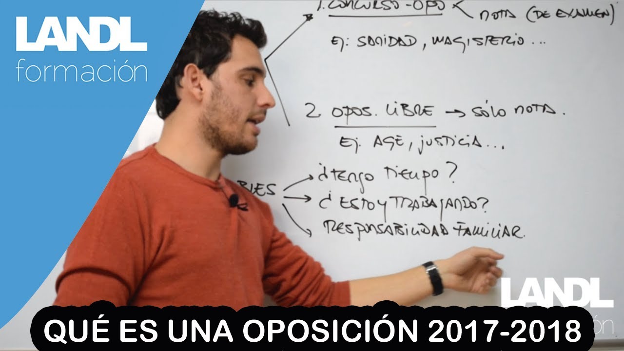 Qu&eacute; es una oposici&oacute;n 2017-2018